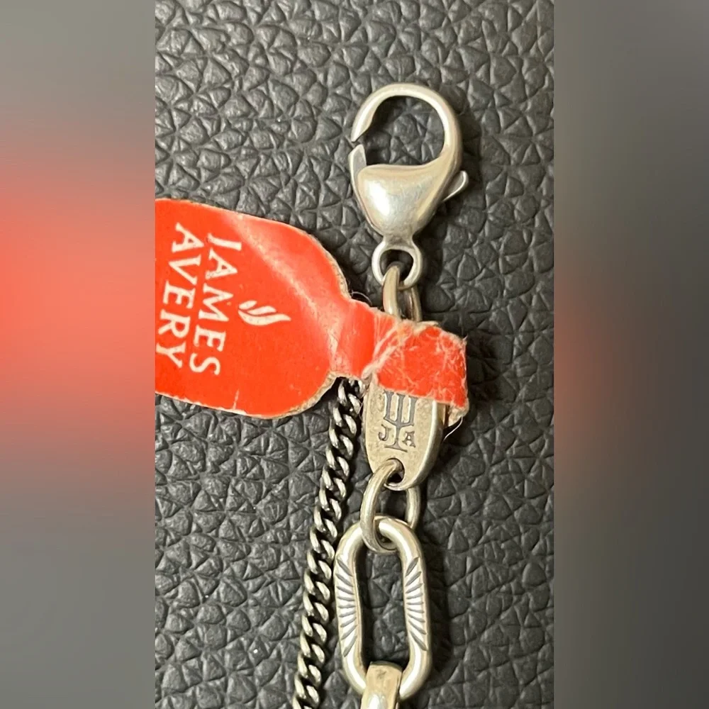 James Avery Small 7” Ornate Links Charm Bracelet NWT - Picture 3 of 4